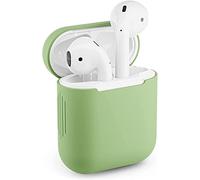 Custodia protettiva per Apple Airpods 1 in silicone Case Airpod Cover su misura (verde chiaro)