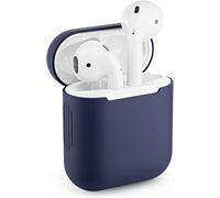 Custodia protettiva per Apple Airpods 1 Silicone Case Airpod Cover su misura (blu scuro)