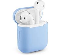 Custodia protettiva per Apple Airpods 2 in silicone Case Airpod Custodia su misura (azzurro)