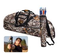 Custodia protettiva per arco e supporto per frecce, borsa per il trasporto di attrezzature per tiro con l'arco, design imbottito per comfort e portabilità