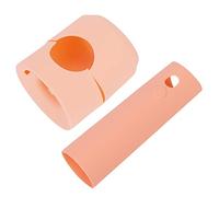 Custodia Protettiva per Asciugacapelli in Silicone, Custodia Protettiva Viaggio Antipolvere Antiurto con Design Speciale di Rotazione 'ugello Antigraffio per i Viaggi (ORANGE)