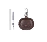 Custodia protettiva per auricolari Huawei FreeArc, Toergy, ecologica, con posizionamento preciso dei fori, resistente agli urti e ai graffi, tocco piacevole, marrone