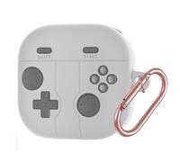 Custodia protettiva per auricolari in morbido silicone per Galaxy Buds4 per cuffie Buds 4 Pro Custodia antiurto (grigio chiaro)