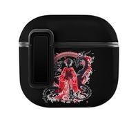 Custodia protettiva per auricolari in PC con geisha giapponese, compatibile con AirPods 4