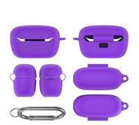 Custodia protettiva per auricolari JBL Endurance Race 2, custodia morbida in silicone wireless compatibile con JBL Endurance Race 2, custodia protettiva antiurto (viola)