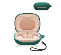 Custodia protettiva per auricolari JBL Sense LITE Yystao in morbido silicone compatibile con JBL Sense LITE, con cordino da collo, antipolvere, antiurto e durevole, verde