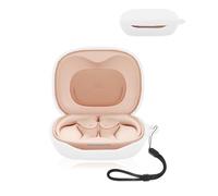 Custodia protettiva per auricolari JBL Sense LITE Yystao in morbido silicone compatibile con JBL Sense LITE, con cordino, antipolvere, antiurto e durevole, bianco