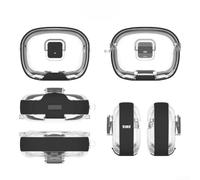 Custodia protettiva per auricolari, leggera e custodia per auricolari JBL Vibe Beam Vibe Beam 2 Vibe 200, adatta per allenamenti di viaggio e pendolarismo (nero)