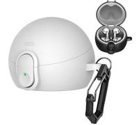 Custodia protettiva per auricolari per Huawei FreeClip 2S (2026), antigraffio, anti-smarrimento, con moschettone, supporto per ricarica wireless