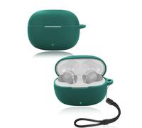 Custodia protettiva per auricolari Realme Buds T200 Lite, yystao, morbida custodia in silicone con cordino, delicato sulla pelle e durevole, verde