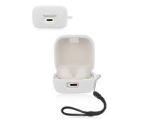 Custodia protettiva per auricolari Sennheiser ACCENTUM True Wireless, custodia in morbido silicone impermeabile, antiurto e antigraffio, ideale per la protezione quotidiana, colore bianco