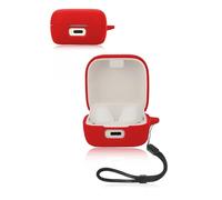 Custodia protettiva per auricolari Sennheiser ACCENTUM True Wireless, custodia in morbido silicone impermeabile, antiurto e antigraffio, ideale per la protezione quotidiana, colore rosso