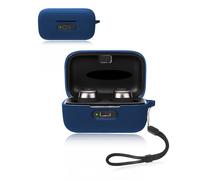 Custodia protettiva per auricolari Sennheiser MOMENTUM True Wireless 4, custodia in morbido silicone impermeabile, antiurto e antigraffio, ideale per la protezione quotidiana, blu