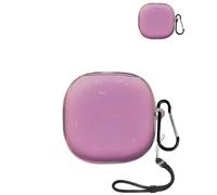 Custodia protettiva per auricolari SHOKZ OpenFit 2 Core, yystao in silicone morbido compatibile con SHOKZ OpenFit 2 Core, con cordino, antipolvere, antiurto e durevole, viola