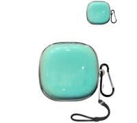 Custodia protettiva per auricolari SHOKZ OpenFit 2 Core, yystao morbido silicone compatibile con SHOKZ OpenFit 2 Core, con cordino da collo, antipolvere, antiurto e durevole, verde