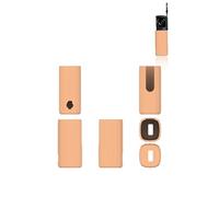 Custodia protettiva per auricolari Skullcandy Method 360 ANC, yystao morbido silicone compatibile con Skullcandy Method 360 ANC, antipolvere, antiurto e durevole, marrone