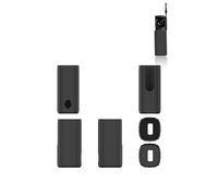 Custodia protettiva per auricolari Skullcandy Method 360 ANC, yystao morbido silicone compatibile con Skullcandy Method 360 ANC, antipolvere, antiurto e durevole, nero