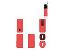 Custodia protettiva per auricolari Skullcandy Method 360 ANC, yystao morbido silicone compatibile con Skullcandy Method 360 ANC, antipolvere, antiurto e durevole, rosso