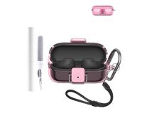 Custodia protettiva per auricolari Sony WF-C510, resistente ed ecologica, con fori precisi e compatibilità di ricarica, antiurto, confortevole al tatto, rosa