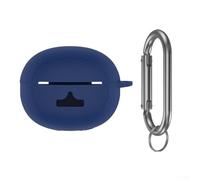 Custodia protettiva per auricolari wireless, antipolvere e resistente alle cadute, in silicone, 7,9 x 3,9 x 5,9 cm, per Baseus MC1 Pro (blu)
