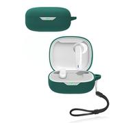 Custodia protettiva per auricolari wireless JBL Wave Flex 2, in morbido silicone, impermeabile, antiurto e antigraffio, ideale per la protezione quotidiana, verde