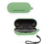 Custodia protettiva per auricolari wireless Sony WF-C700N, custodia morbida in silicone con cordino, delicata sulla pelle e resistente, colore: verde matcha