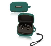 Custodia protettiva per auricolari wireless Soundcore P30i, custodia in silicone morbido con cordino, delicata sulla pelle e resistente, verde