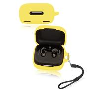 Custodia protettiva per auricolari wireless Soundcore P30i, custodia in silicone morbido con cordino, delicata sulla pelle e resistente, colore: giallo
