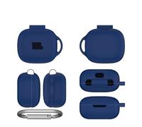 Custodia protettiva per auricolari wireless TWS JBL Live Pro 2, resistente alle cadute e alla polvere (blu)