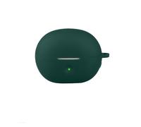 Custodia protettiva per Baseus Bowie MC2 Air, cover morbida in silicone con design antiurto, custodia protettiva antipolvere con fibbia rotonda per accessori auricolari wireless (verde scuro)