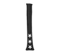 Custodia Protettiva per Bastone di Allineamento, Resistente all'Acqua, Foderata in Peluche, con Stella Ricamata, per Allenamento, Portatile e Leggero da 13 Pollici (Black)
