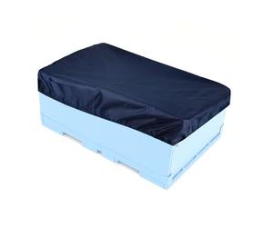 Custodia protettiva per baule da terrazza - deposito esterno impermeabile, custodia protettiva antipolvere con corda elastica, manicotto protettivo per tutte le stagioni | protezione per cesto