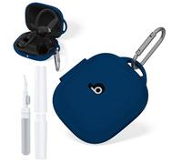 Custodia protettiva per Beats Powerbeats Pro 2 senza fili Bluetooth custodia morbida in silicone, impermeabile, con fibbia Runway, contiene una penna di pulizia che pulisce la scatola delle cuffie
