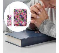 Custodia protettiva per Bibbia con motivo floreale per amici, studio donne