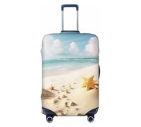 Custodia protettiva per bicchieri di vino al tramonto, resistente ai graffi, elastica, adatta per valigie da 45,7 a 81,7 cm, Tema spiaggia., S