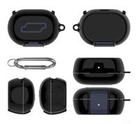 Custodia protettiva per Bose for Quietcomfort per Ultra Earbuds di seconda generazione, trasparente, rigida, antiurto, per uso esterno, colore: nero/blu (nero)