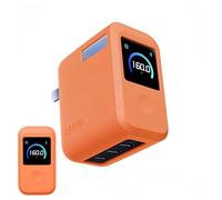 Custodia protettiva per caricabatterie, compatibile con Anker Smart GaN Pro 160W - Custodia in silicone da 1 mm per protezione antiurto e antipolvere durante il viaggio (arancione)