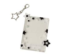 Custodia protettiva per carte da 3 pollici con gancio per il trasporto per foto, carte scolastiche, piccole custodie