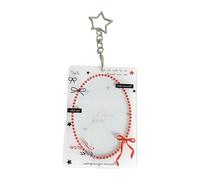 Custodia protettiva per carte da 3 pollici, per foto, carte scolastiche con pratico gancio e custodia impermeabile