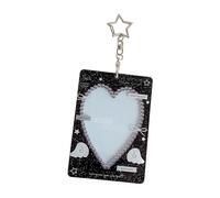 Custodia protettiva per carte da 3 pollici, per foto, carte scolastiche con pratico gancio e custodia impermeabile