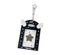 Custodia protettiva per carte da 3 pollici, per foto, carte scolastiche con pratico gancio e custodia impermeabile