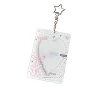 Custodia protettiva per carte da 3 pollici, per foto, carte scolastiche con pratico gancio e custodia impermeabile