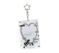 Custodia protettiva per carte da 3 pollici, per foto, carte scolastiche con pratico gancio e custodia impermeabile