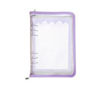 Custodia protettiva per cartella - Cartella per cartelle con copertina morbida a 6 fori, custodia per laptop | Organizer per diario impermeabile A5 o A6 per riunioni