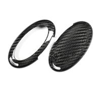 Custodia protettiva per chiave auto Custodia per chiave esterna in carbonio Smart Remote Key Fob Case per Kona, per Ioniq 5 N, per Elantra per Grandeur 2023-25(Black carbon)