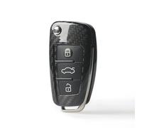 Custodia protettiva per chiave auto Guscio copertura per chiave pieghevole Smart Auto in fibra carbonio Per A3 per A4 TT TTS 8J R8 per Q3 per Q5 per Q7 A1 8X RS3 S3 8P per A6 S6