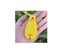 Custodia Protettiva Per Chiave Auto In Silicone A 7 Pulsanti Per Jeep Per Commander(Giallo)