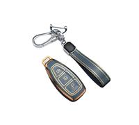 Custodia Protettiva per Chiave Elettronica, Accessori in TPU, Custodia per Chiave Telecomando Auto, per Focus 3 4 ST, Fiesta, Fusion, Kuga, Ecosport, Mondeo MK3 MK4 (Nero)