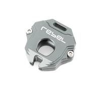 custodia protettiva per chiave moto Per Hon@&da Rebel CM1100 REBEL 1100 1100T DCT Accessori Moto CNC Caso Della Copertura Chiave Borsette Ricamo Distintivo Portachiavi(Key cover Titanium 1 Set Black)
