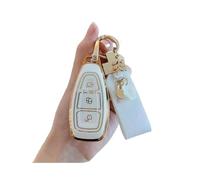 Custodia Protettiva per Chiave Telecomando Auto in TPU per Focus 3 4 ST, Fiesta, Fusion, Kuga, Ecosport, Mondeo MK3 MK4 (Nera)